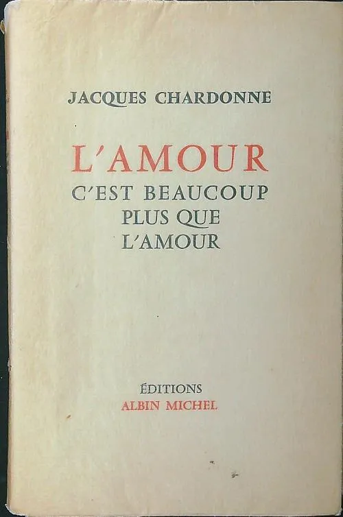 L'amour c'est beaucoup plus que l'amour | Immagine principale