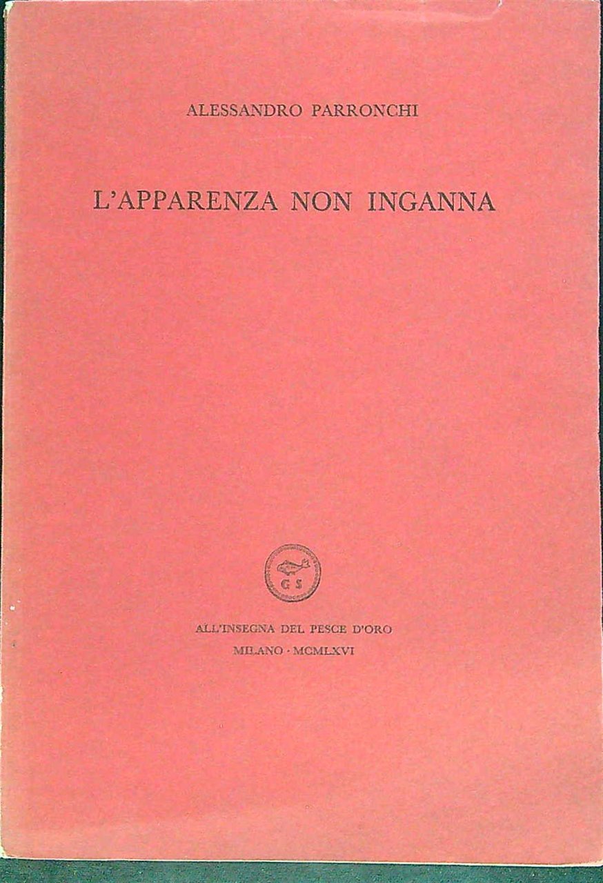 L'apparenza non inganna | Immagine principale