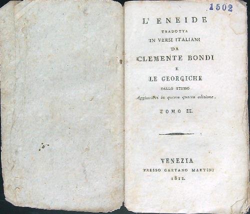 L'eneide Tomo II | Immagine principale