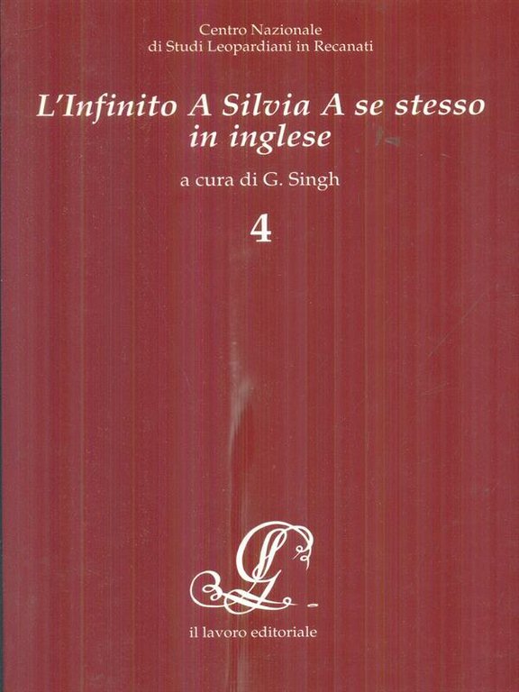 L'Infinito A Silvia A se stesso in inglese
