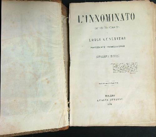 L'Innominato. Racconto del secolo XVI DA RILEGARE