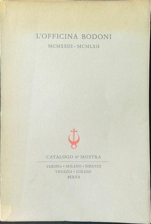 L'officina Bodoni. Libri impressi con torchi a mano | Immagine principale
