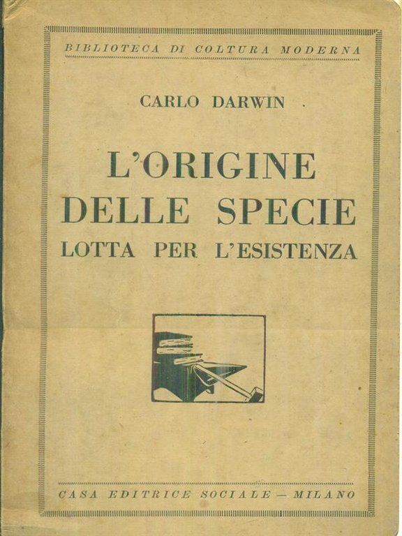 L'origine della specie. Lotta per l'esistenza