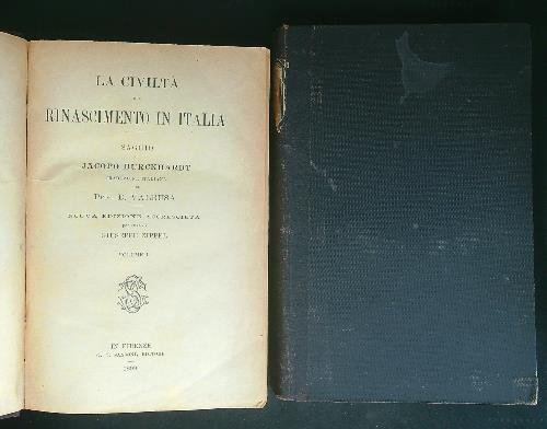 La civilta' del Rinascimento in Italia 2 vv