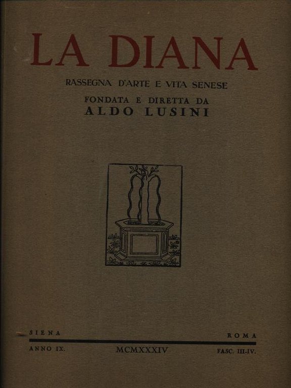 La Diana fasc. III-IV/1934