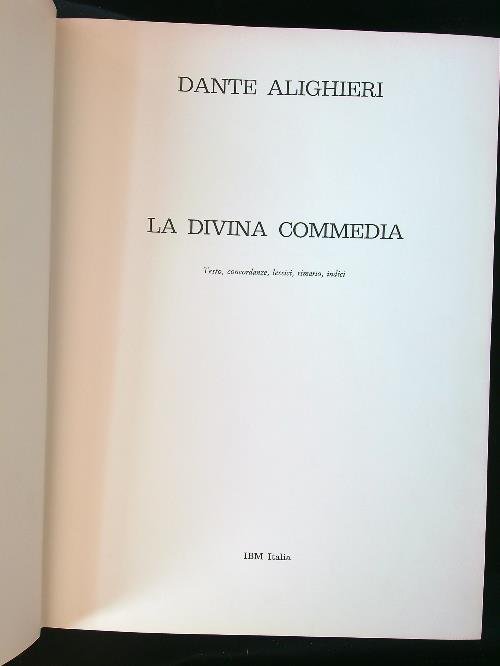 La divina commedia
