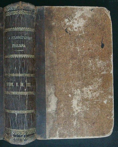La filosofante Italiana Tom I - II - III DA …