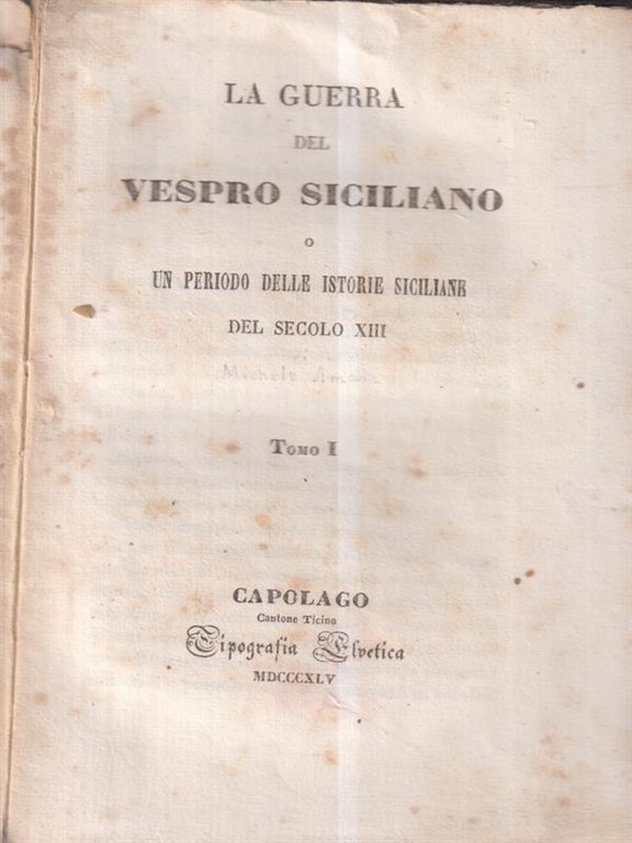 La Guerra Del Vespro Siciliano