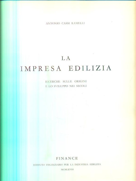 La impresa edilizia
