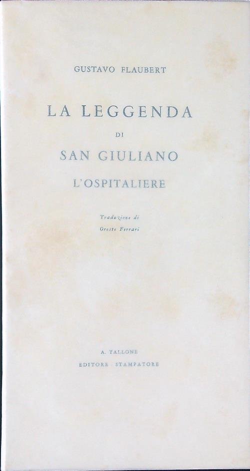 La leggenda di San Giuliano l'ospitaliere