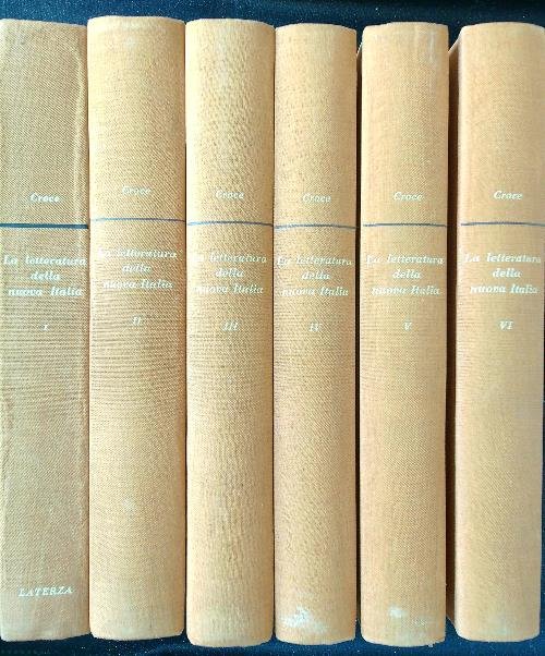 La letteratura della nuuova Italia 6 voll.