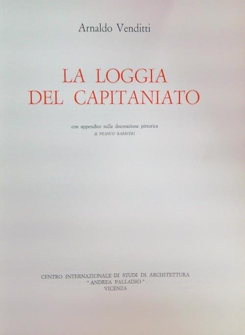La loggia del capitaniato