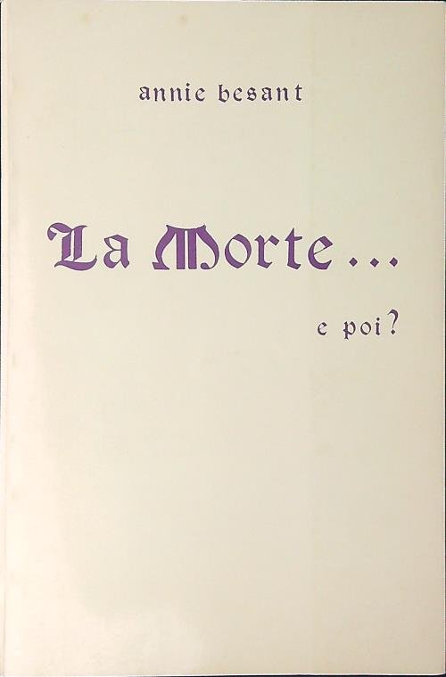 La morte... e poi?