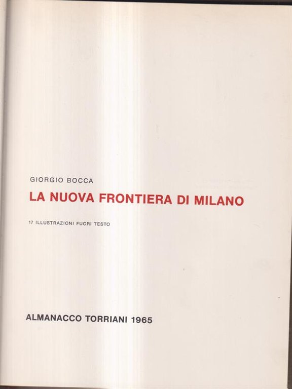 La nuova frontiera di Milano