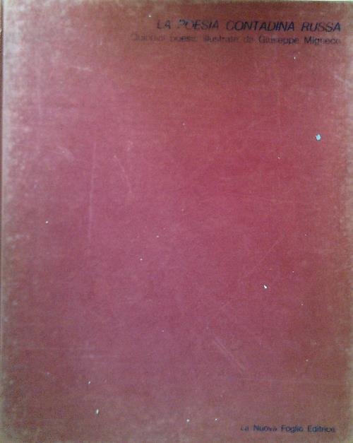La poesia contadina russa (Da rilegare)