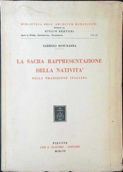 La sacra rappresentazione della nativita'