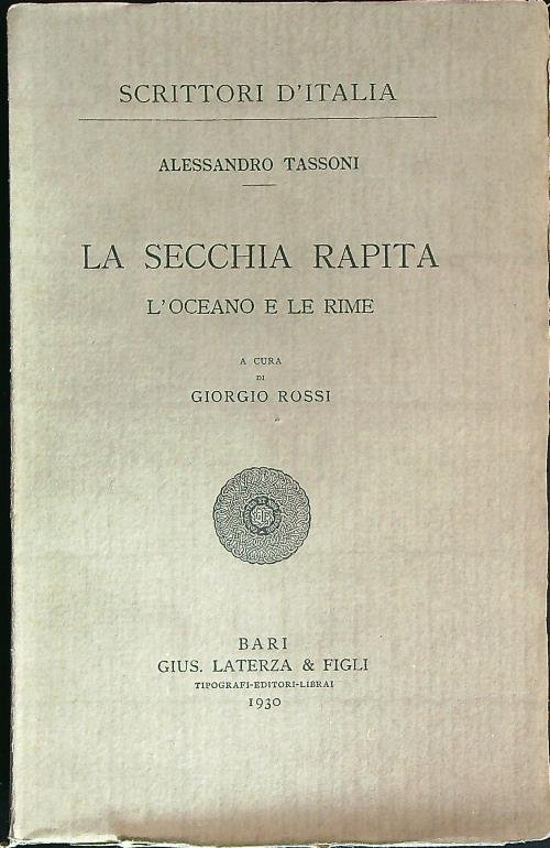 La secchia rapita - L'Oceano e le Rime