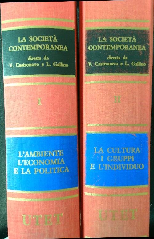 La societa' contemporanea 2 voll. | Immagine principale