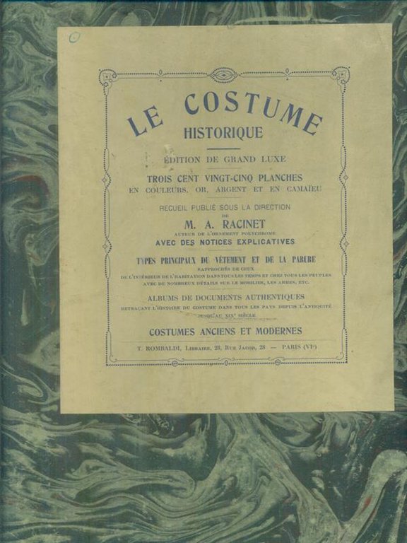 Le costume historique 5vv