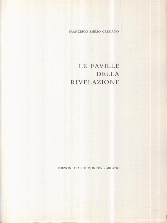 Le faville della rivelazione
