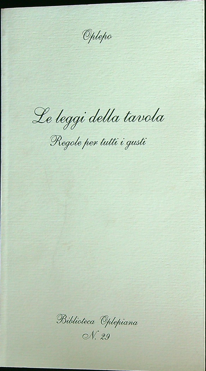 Le leggi della tavola Regole per tutti i gusti | Immagine principale