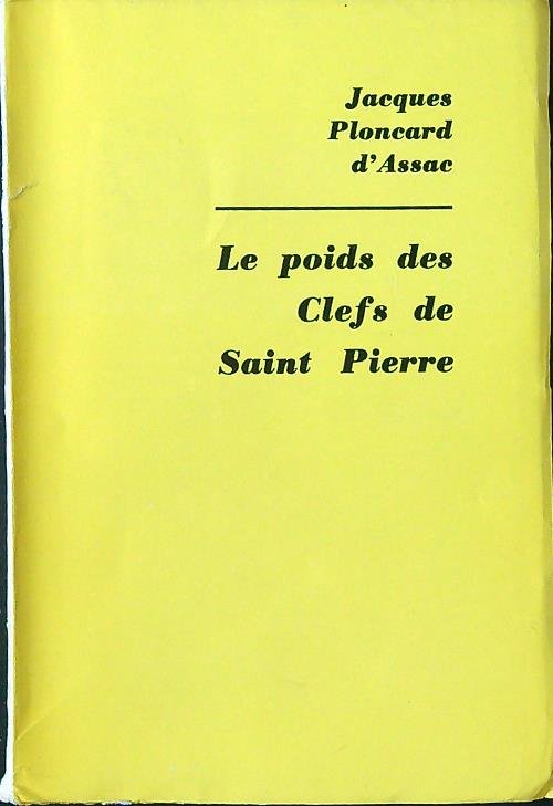Le poids des clefs de Saint Pierre