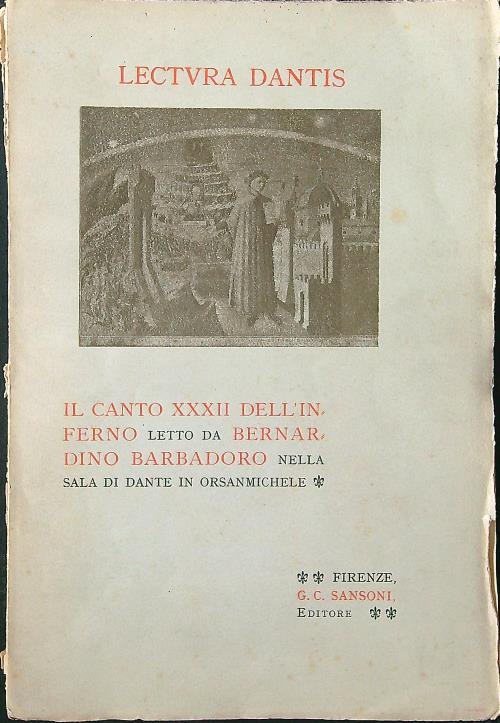 Lectura Dantis: il canto XXXII dell'Inferno