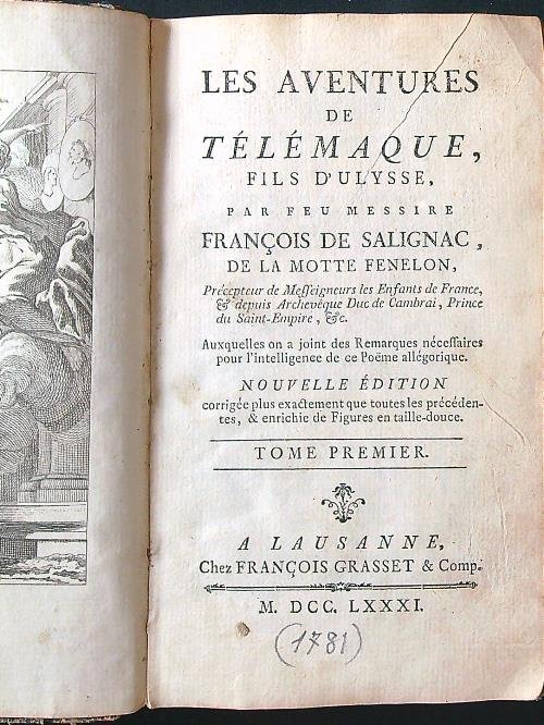 Les aventures de Telemaque, fils d'Ulysse