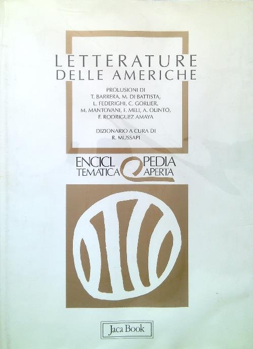 Letterature delle Americhe