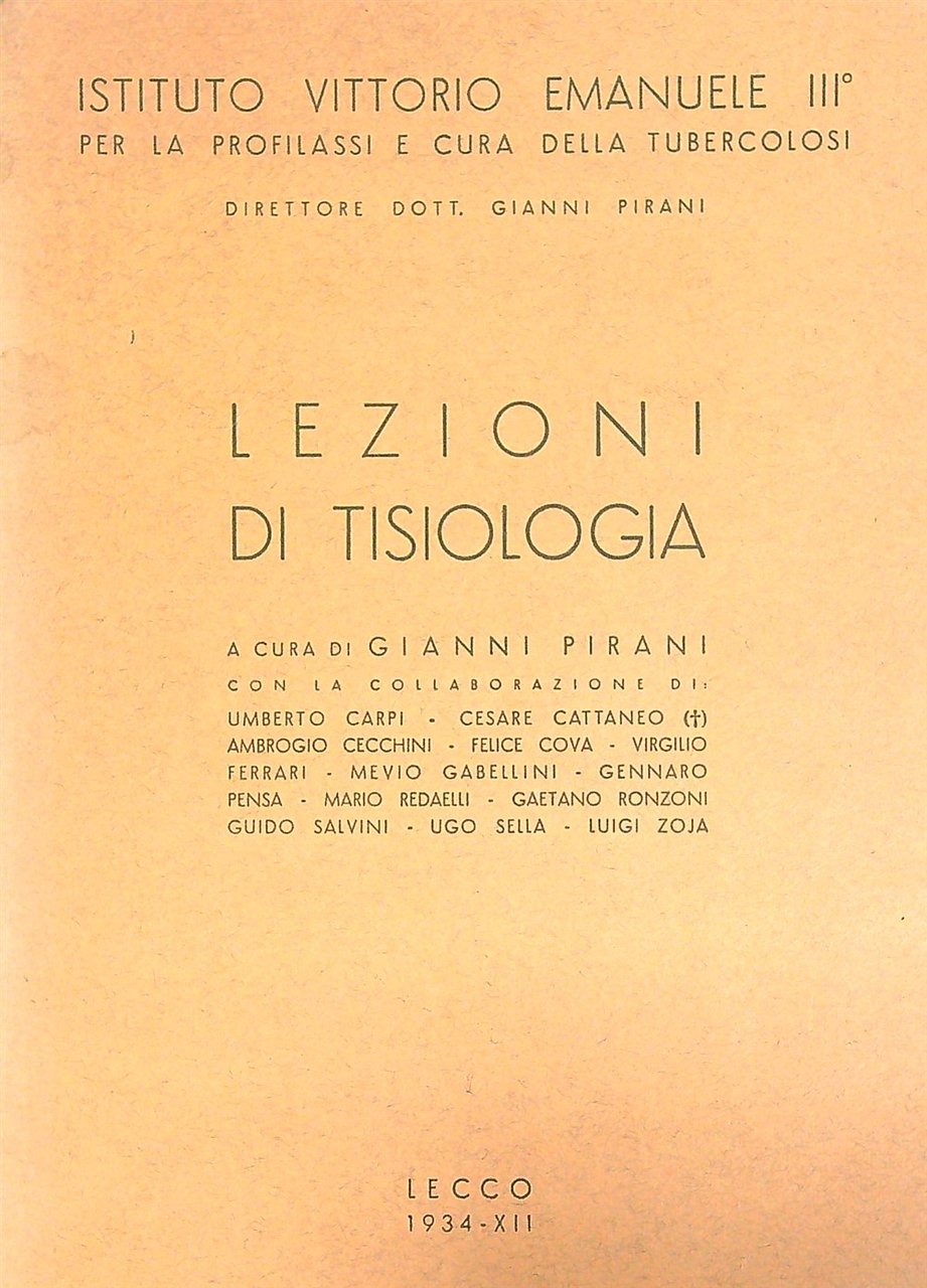 Lezioni di tisiologia