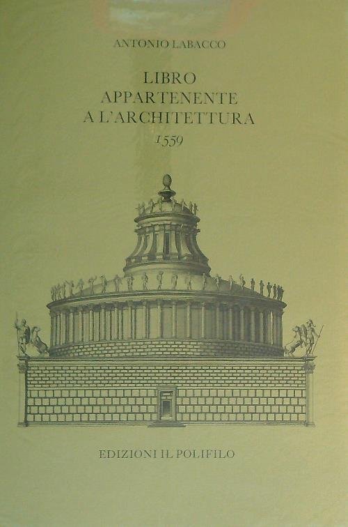 Libro appartenente a l'architettura 1559