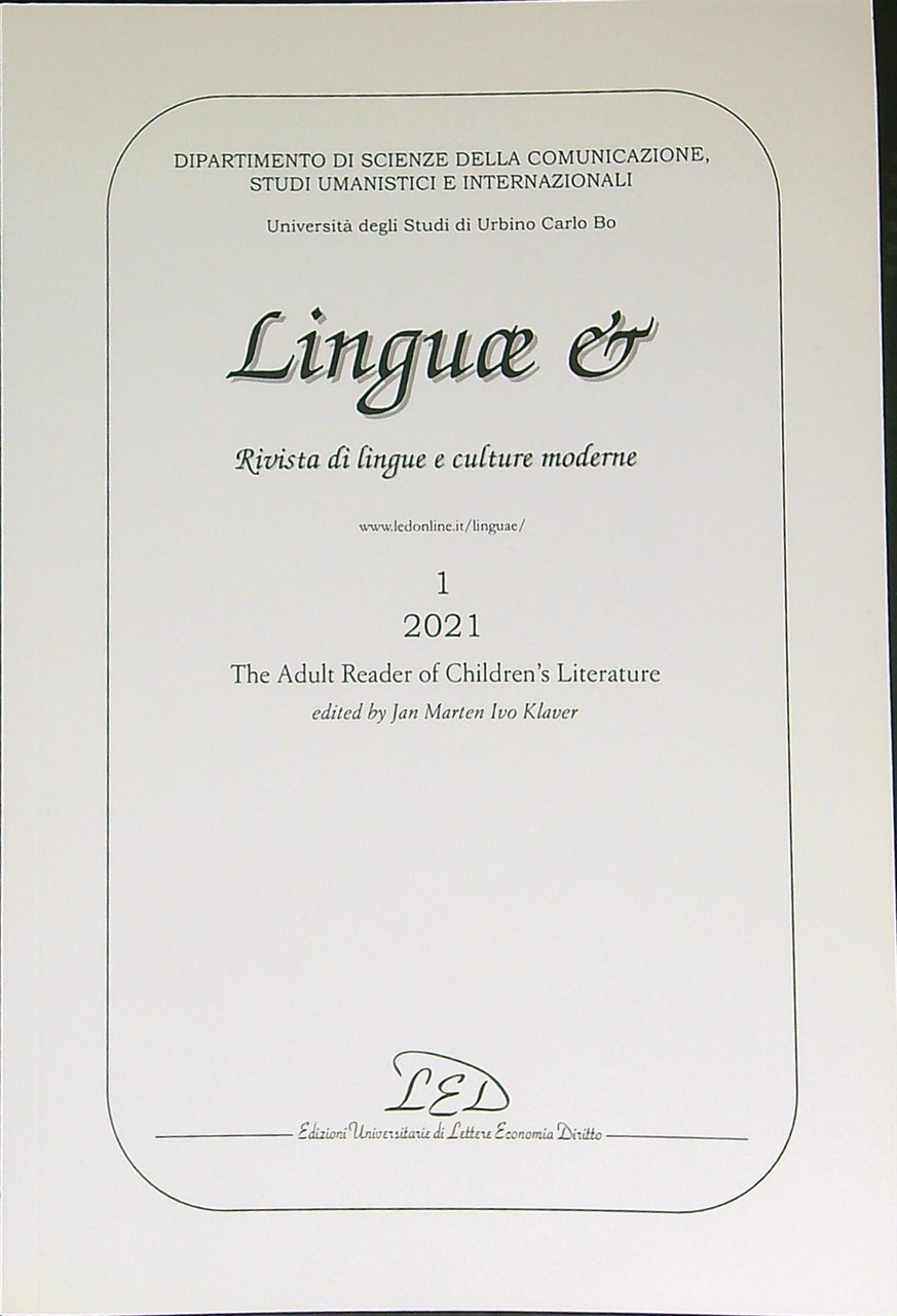 Lingua & 1 / 2021 | Immagine principale