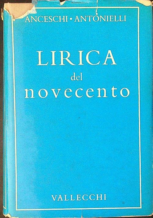 Lirica del Novecento