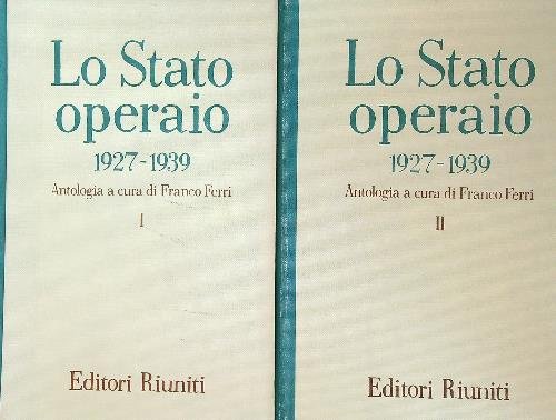 Lo stato operaio. 1927-1939. 2vv