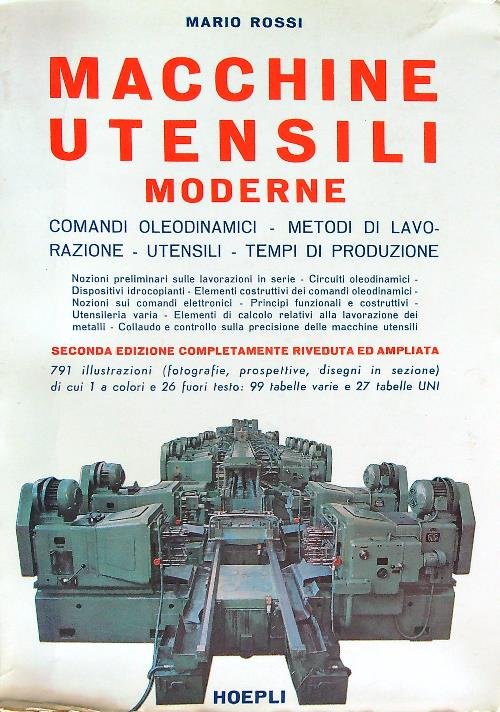 Macchine utensili moderne