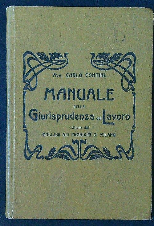 Manuale della giurisprudenza del lavoro