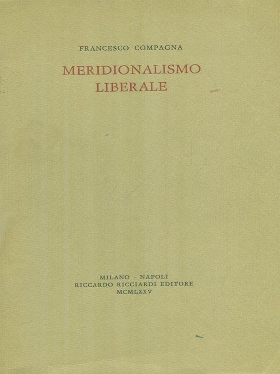 Meridionalismo liberale