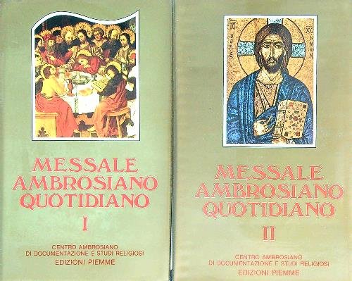 Messale Ambrosiano Quotidiano 2 voll.