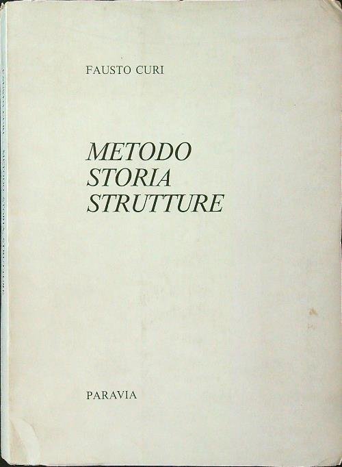 Metodo storia strutture