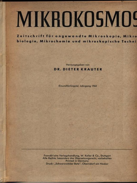 Mikrokosmos. 1962