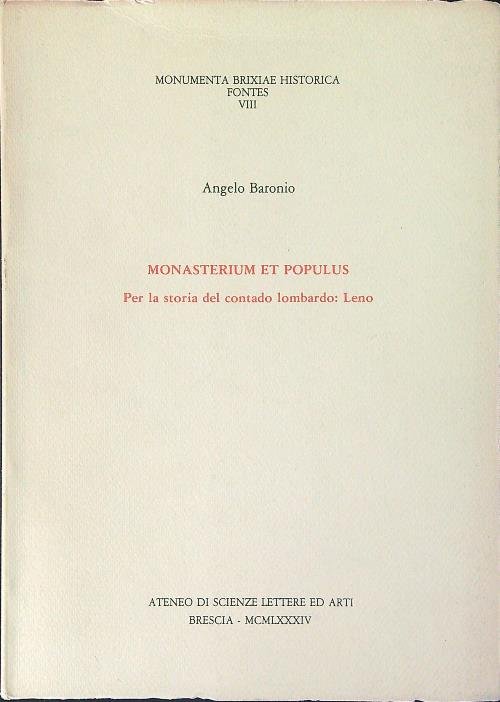 Monasterium et populus