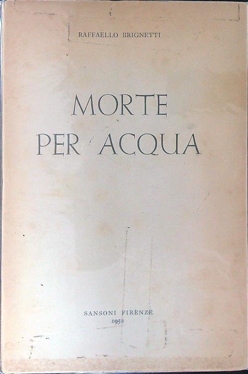 Morte per acqua