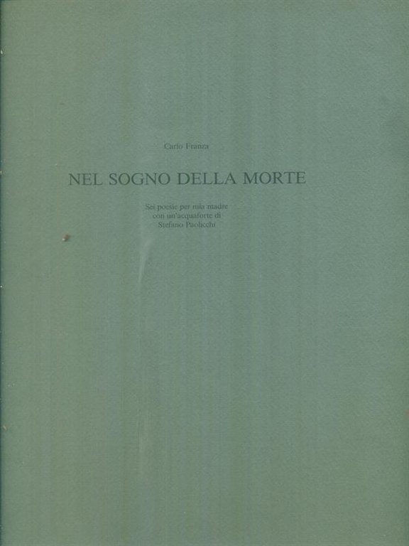 Nel sogno della morte