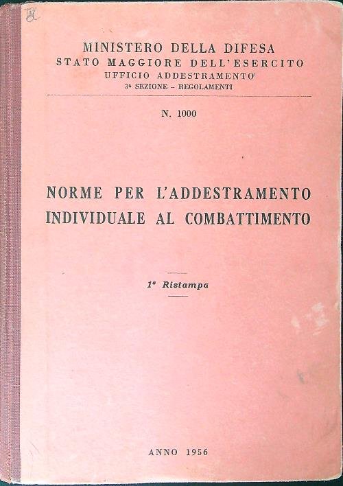 Norme per l'addestramento individuale al combattimento