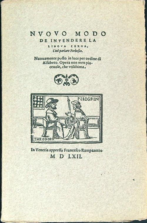 Nuovo modo de intendere la Lingua Zerga