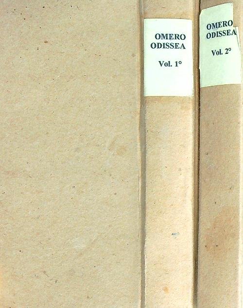 Odissea di omero. 2vv