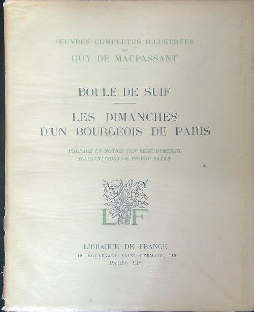 Oeuvres completes illustrees de Guy De Maupassant 15 vv