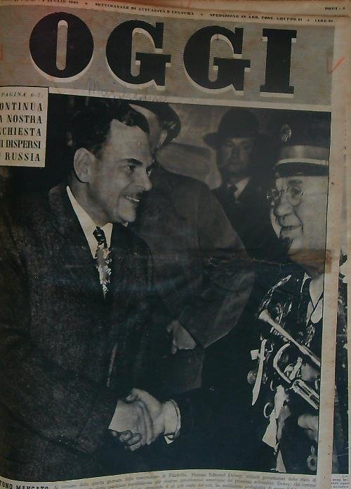 Oggi. Annata 1948. Vol II. Dal n. 270 al n. …