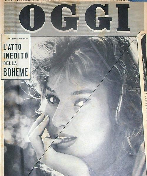 Oggi. Annata 1959 Vol I. Dal n. 1/1959 al n. …