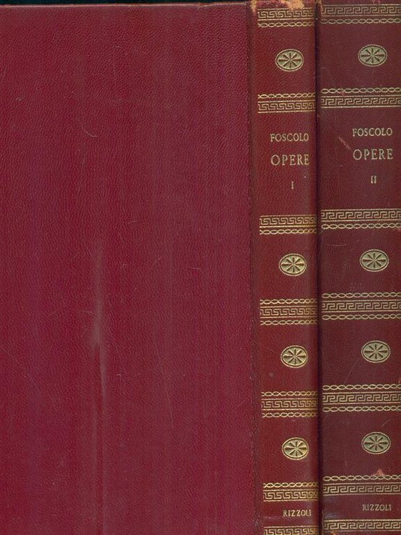 Opere. 2 Volumi. Prima edizione